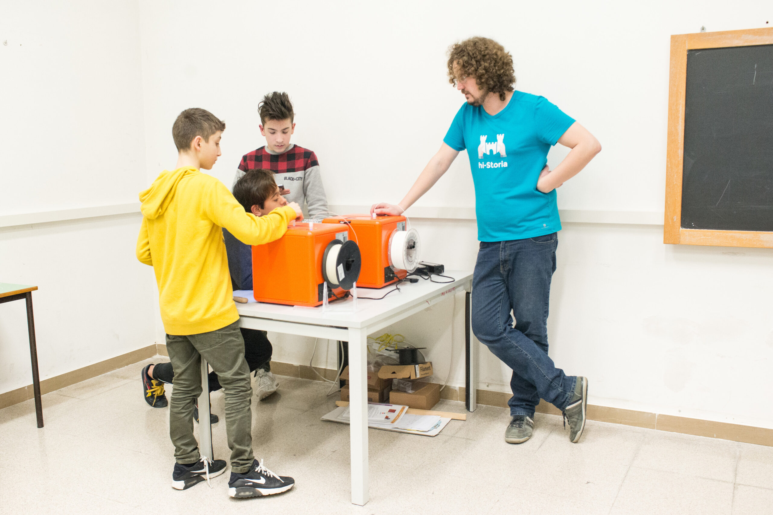 lezione di stampa 3D ortona